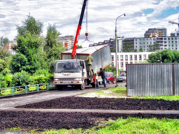 Уборка ракушек на Авиаторов